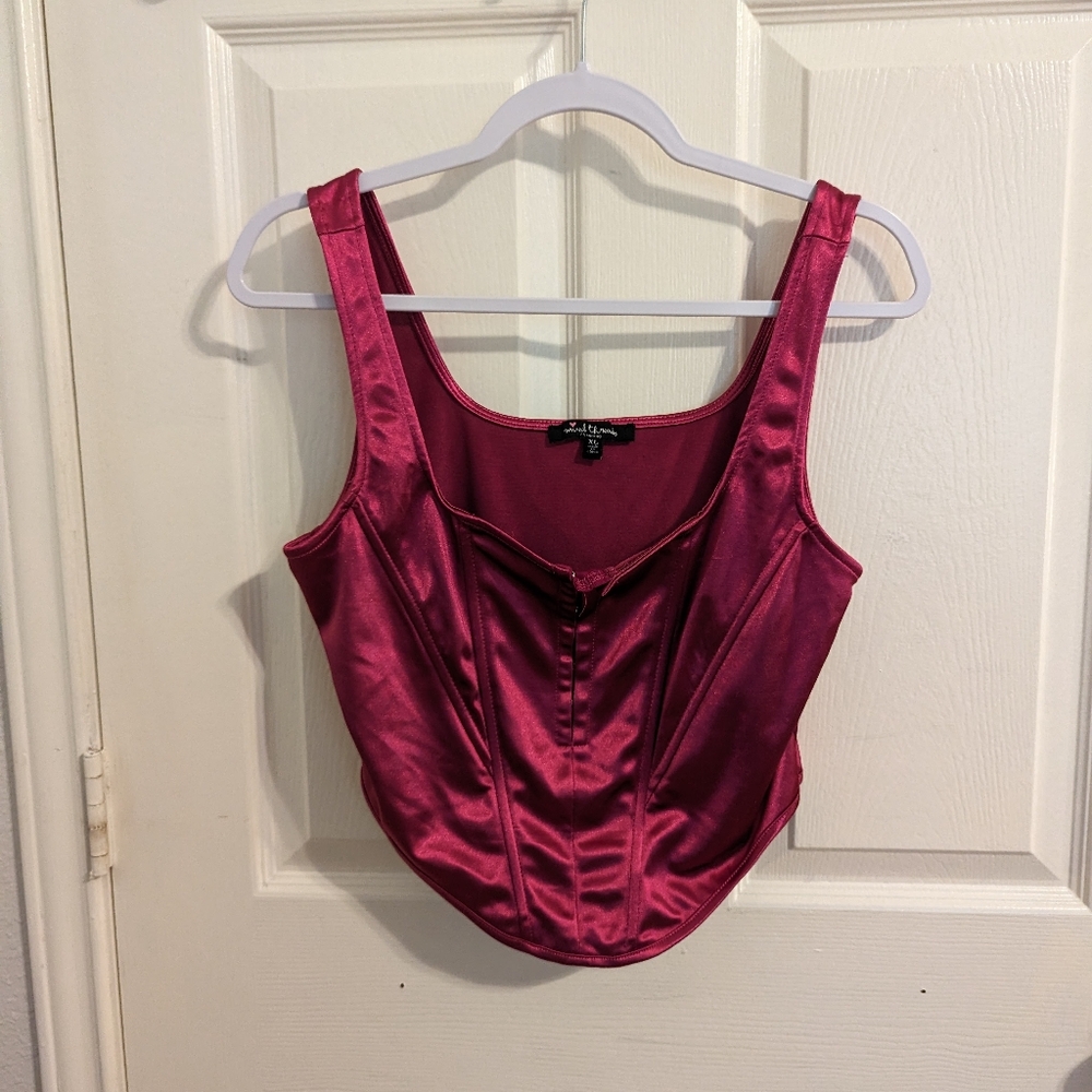 3/$15🧡 Mixed Thread Women's Halter Crop Top